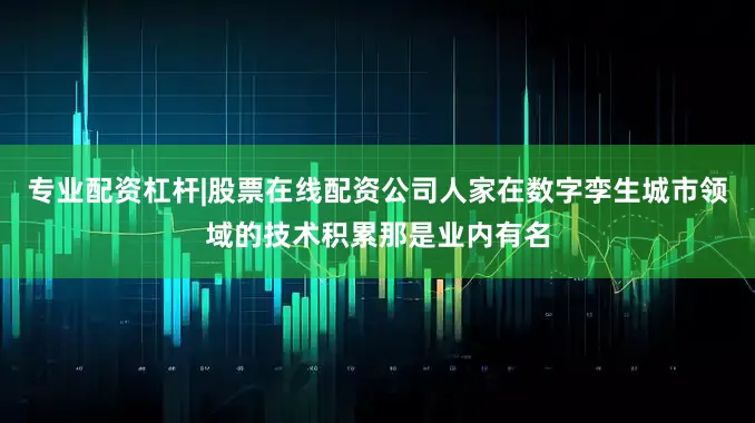 专业配资杠杆|股票在线配资公司人家在数字孪生城市领域的技术积累那是业内有名